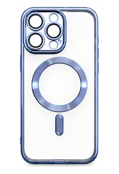 Schutzhülle Blau mit MagSafe Unterstützung - iPhone 15 Pro