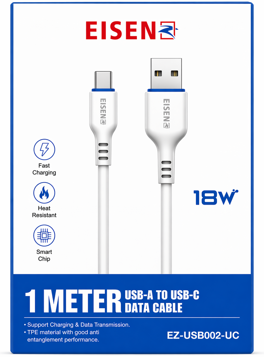 USB-C - USB-A Kabel 1 M