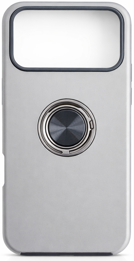 Schutzhülle Silber mit Ring  - iPhone 17 Pro Max