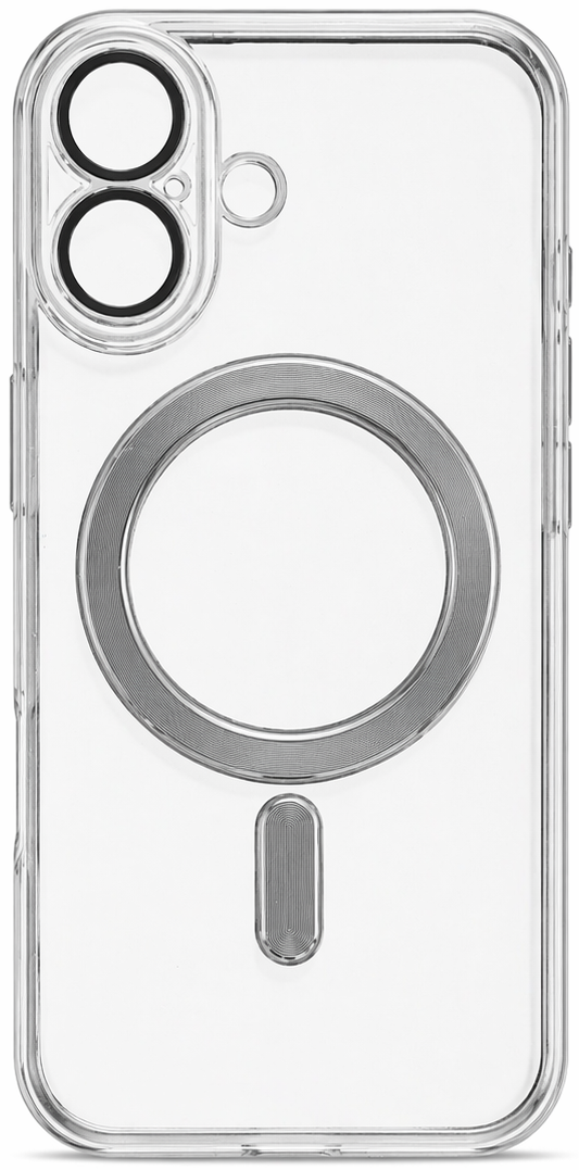 Schutzhülle Silber mit MagSafe Unterstützung - iPhone 16 Plus