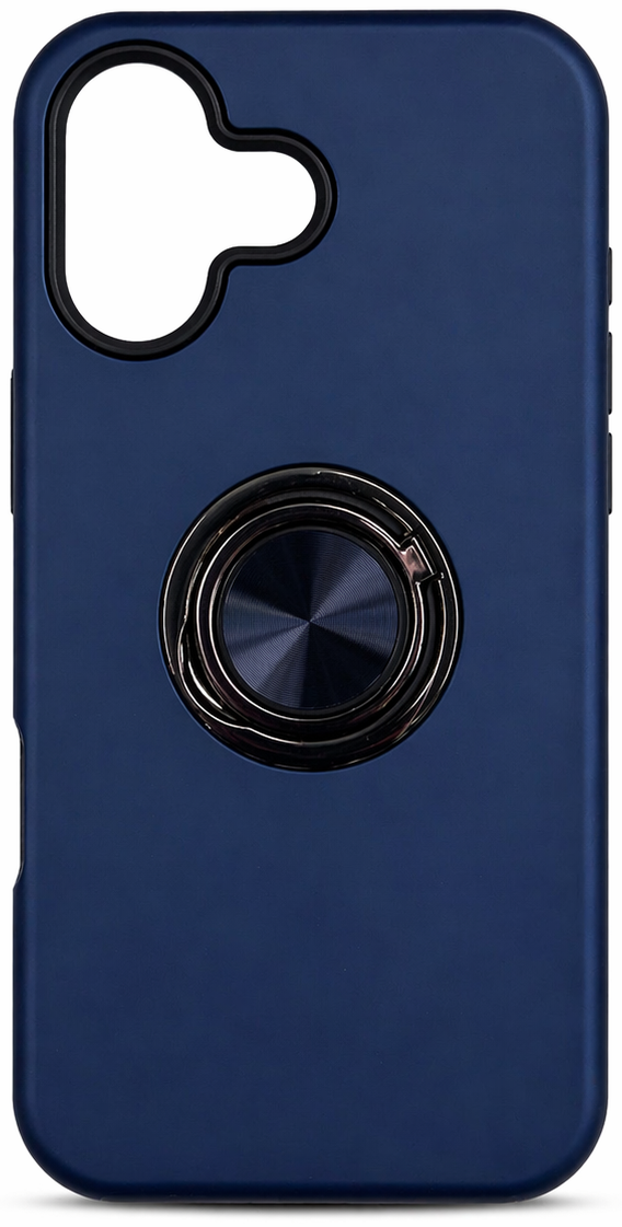 Schutzhülle Blau mit Ring  - iPhone 17