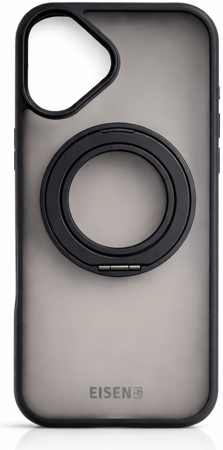 Schutzhülle Schwarz  mit Ring  - iPhone 17