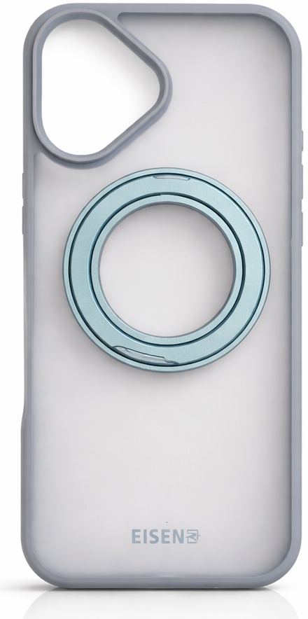 Schutzhülle Grau mit Ring  - iPhone 17