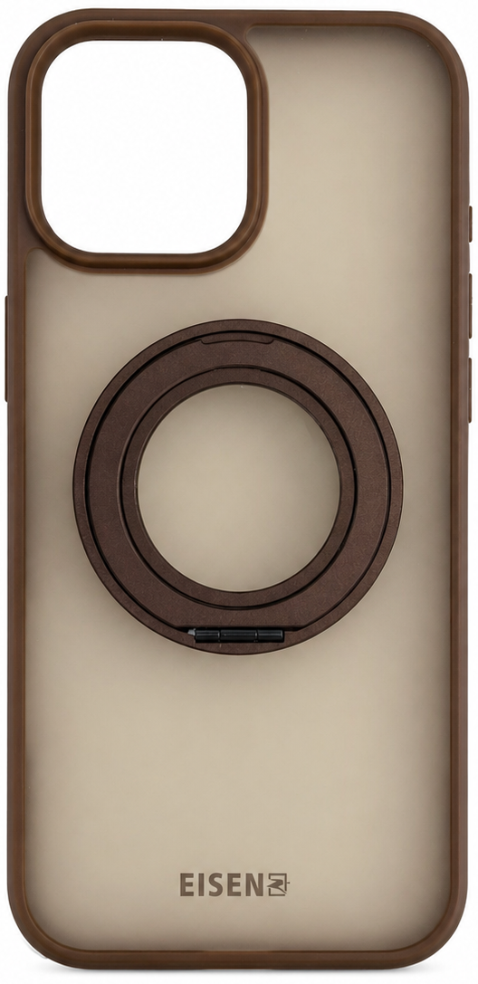 Schutzhülle Braun mit Ring  - iPhone 16 Pro