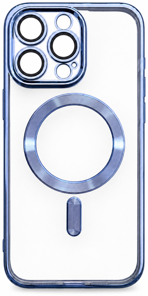 Schutzhülle Blau mit MagSafe Unterstützung - iPhone 15 Pro Max